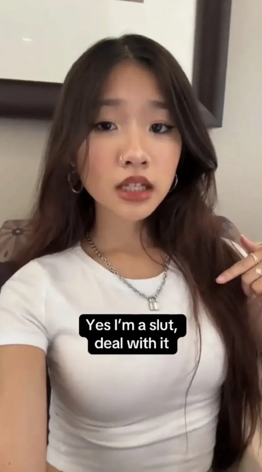 Asian teen TikTok slut leaked. Ahegao face Abg image 14
