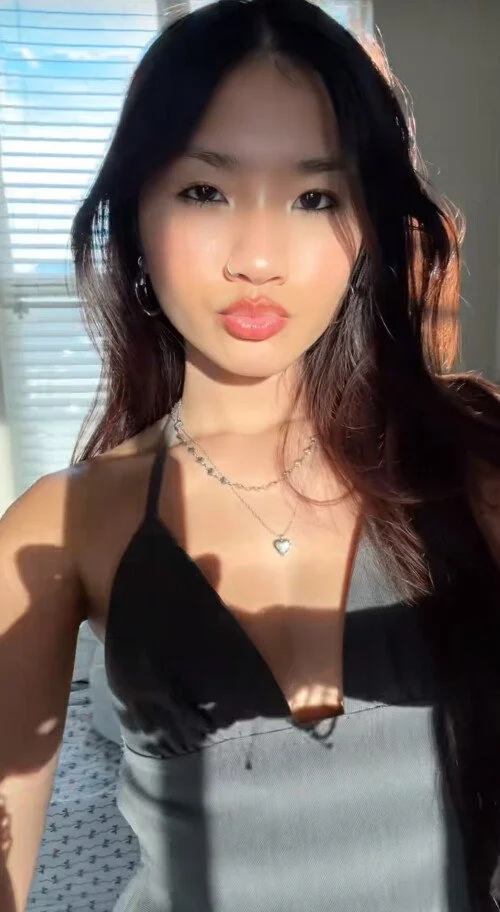 Asian teen TikTok slut leaked. Ahegao face Abg image 22