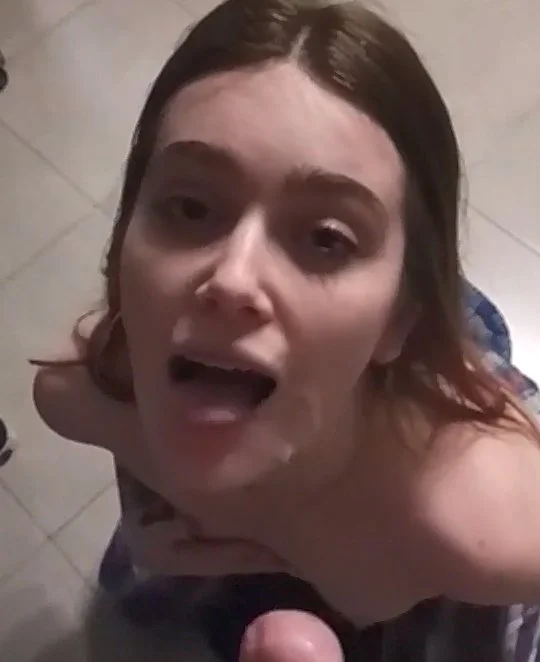 Adorable petite teen who loves facials main image