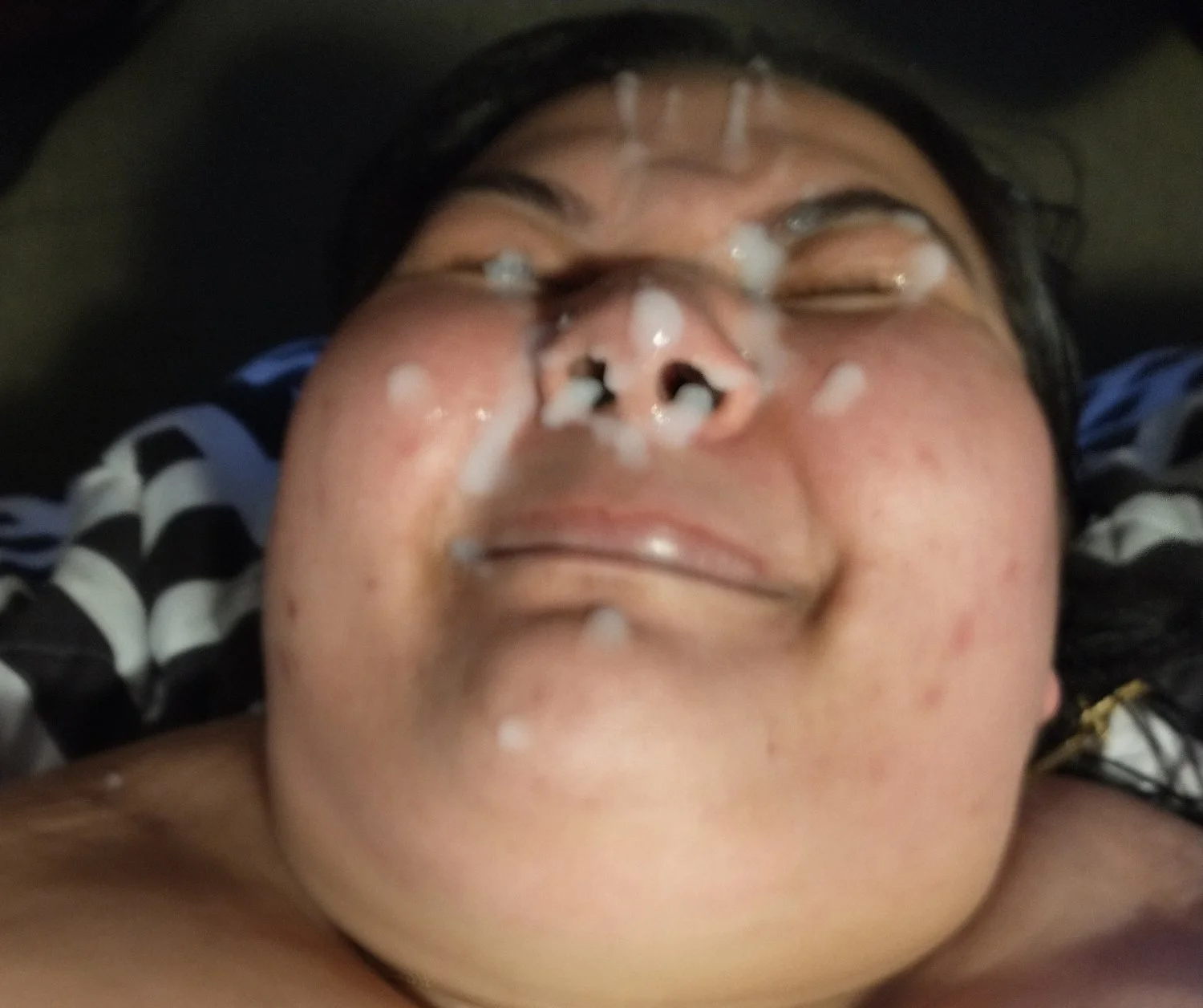 Cum face bbw spread image 2
