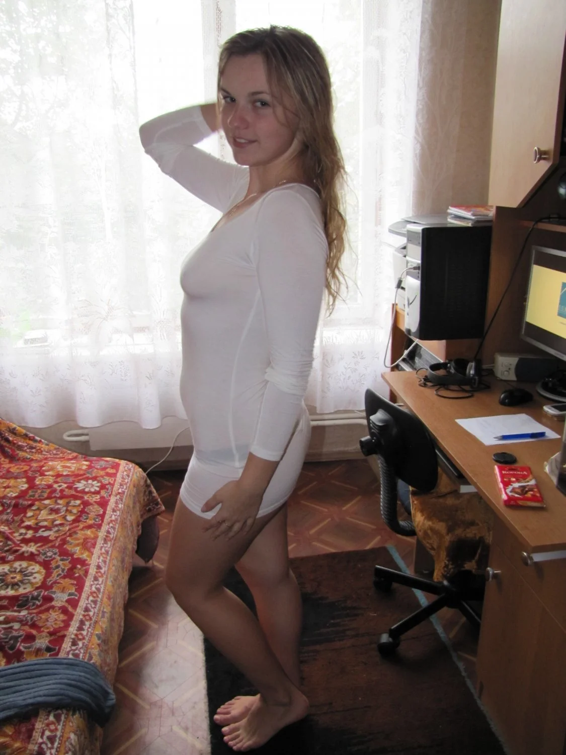 Cute Little Blonde Slut image 22