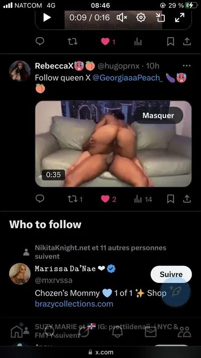 Follow me on Twitter X🥵 cover image