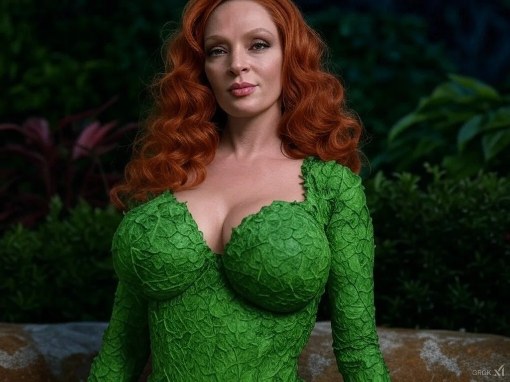 Celebrity Uma as Poison Ivy Ai image 8