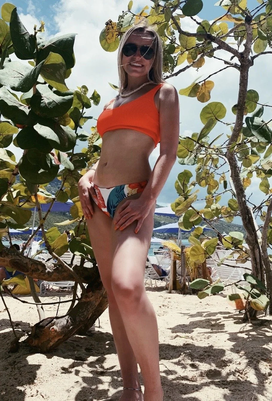 NN blonde slut Delanie loves to show off her huge tits and blue eyes on socials image 14