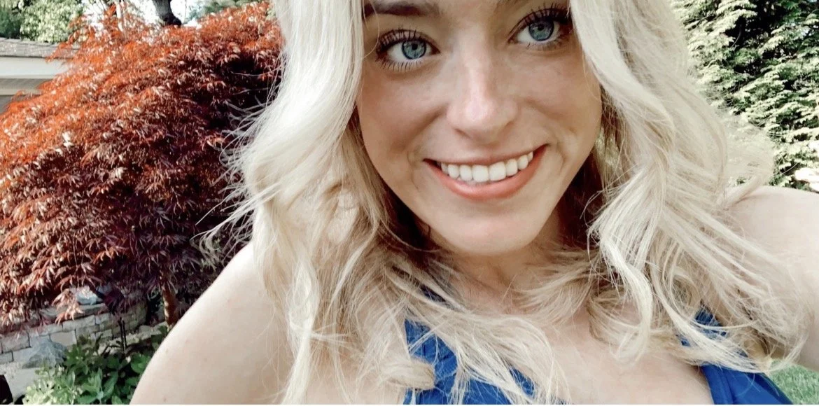 NN blonde slut Delanie loves to show off her huge tits and blue eyes on socials image 4