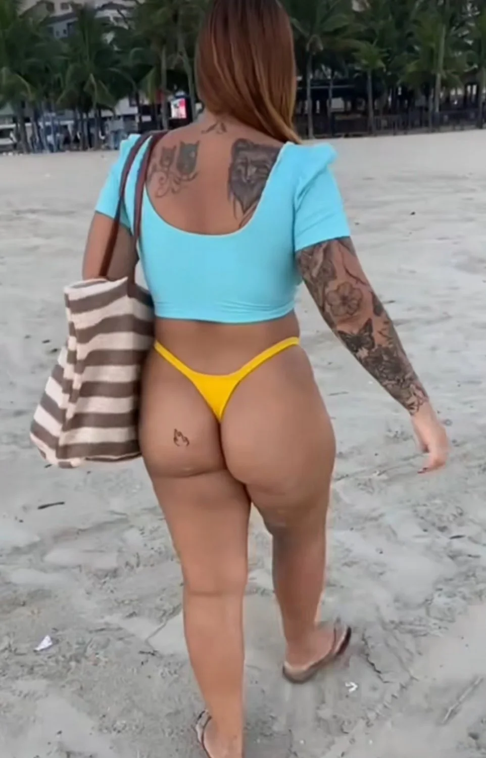 Brazilian swinger couple who live and fuck on the beach image 27