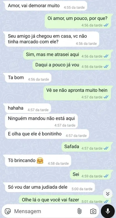Namorada conversando com o Corninho manso #7 cover image