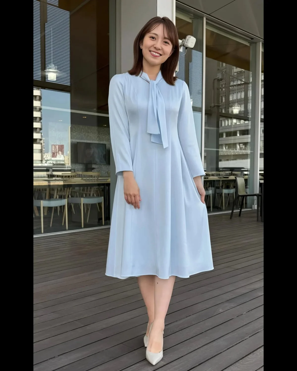 🔚Japanese　顔抜き　アナウンサー　三山賀子　ソフトエロ　一発やりたい image 12