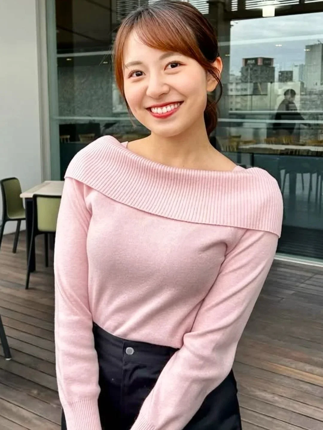 🔚Japanese　顔抜き　アナウンサー　三山賀子　ソフトエロ　一発やりたい image 36
