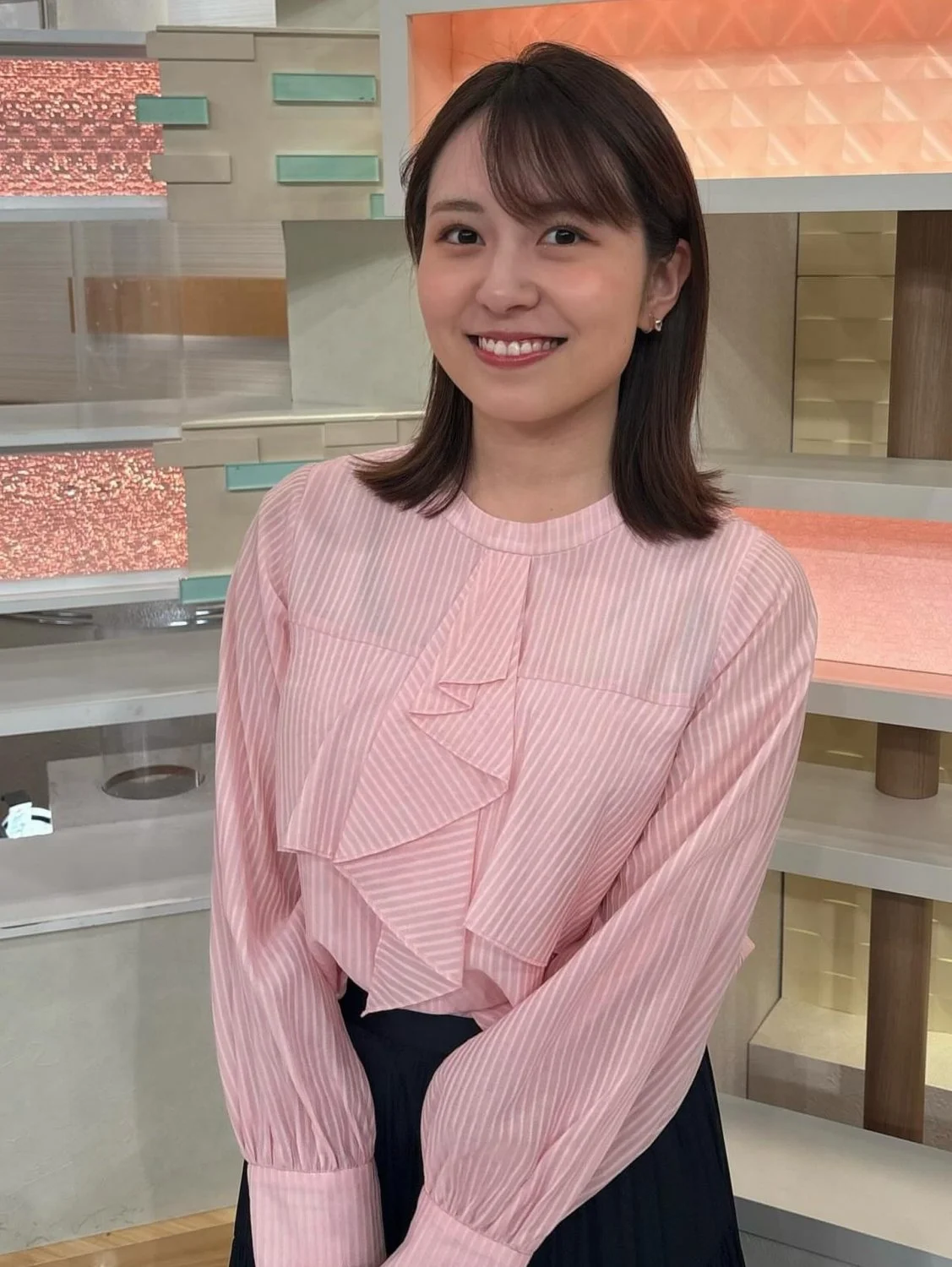 🔚Japanese　顔抜き　アナウンサー　三山賀子　ソフトエロ　一発やりたい image 47