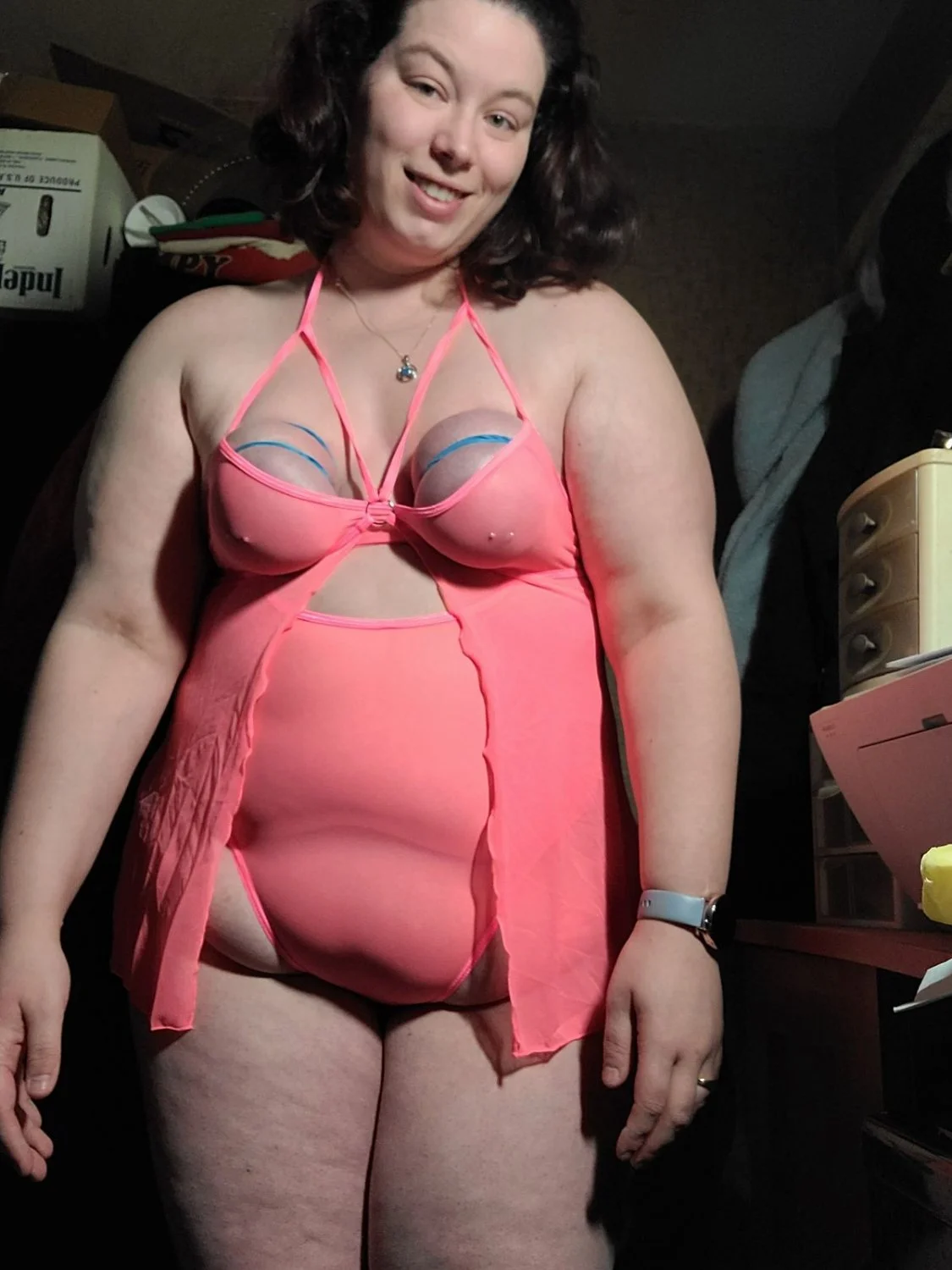 Tied tit BBW Jessica image 11