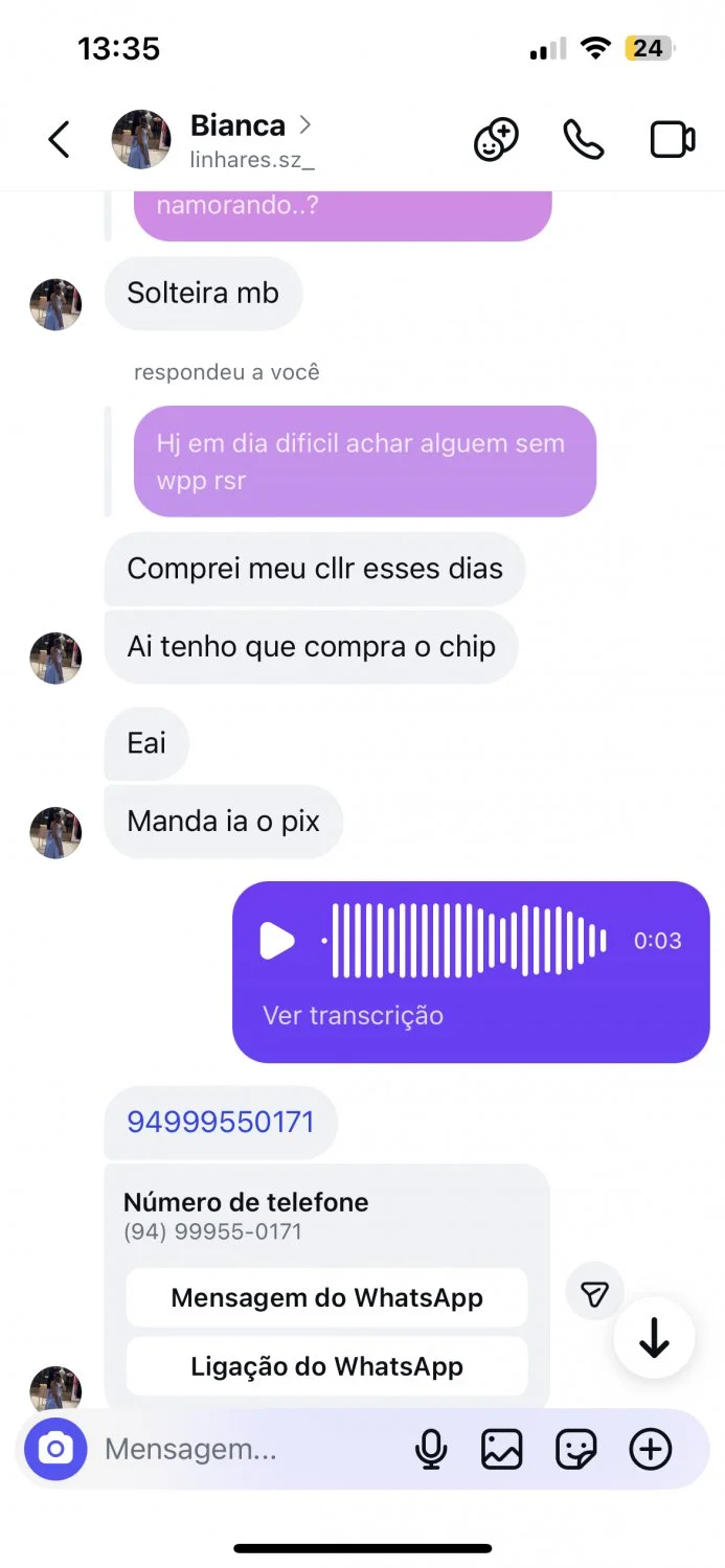 Novinha de 19 anos vazada por um seguidor, Nome da putinha e bianca linhares image 1