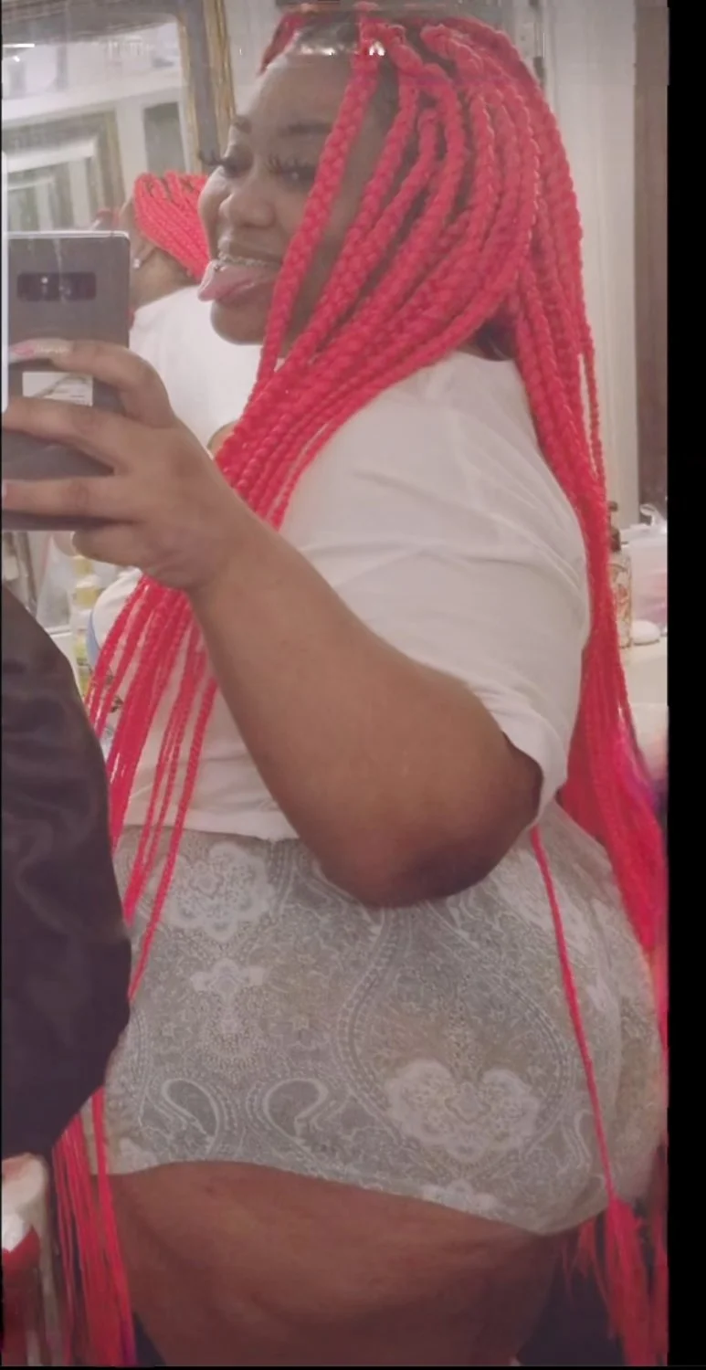 Redbone Big booty bbw aunty showing me her wet holes & twerk skills on FaceTime, she a nut buster💦 image 16