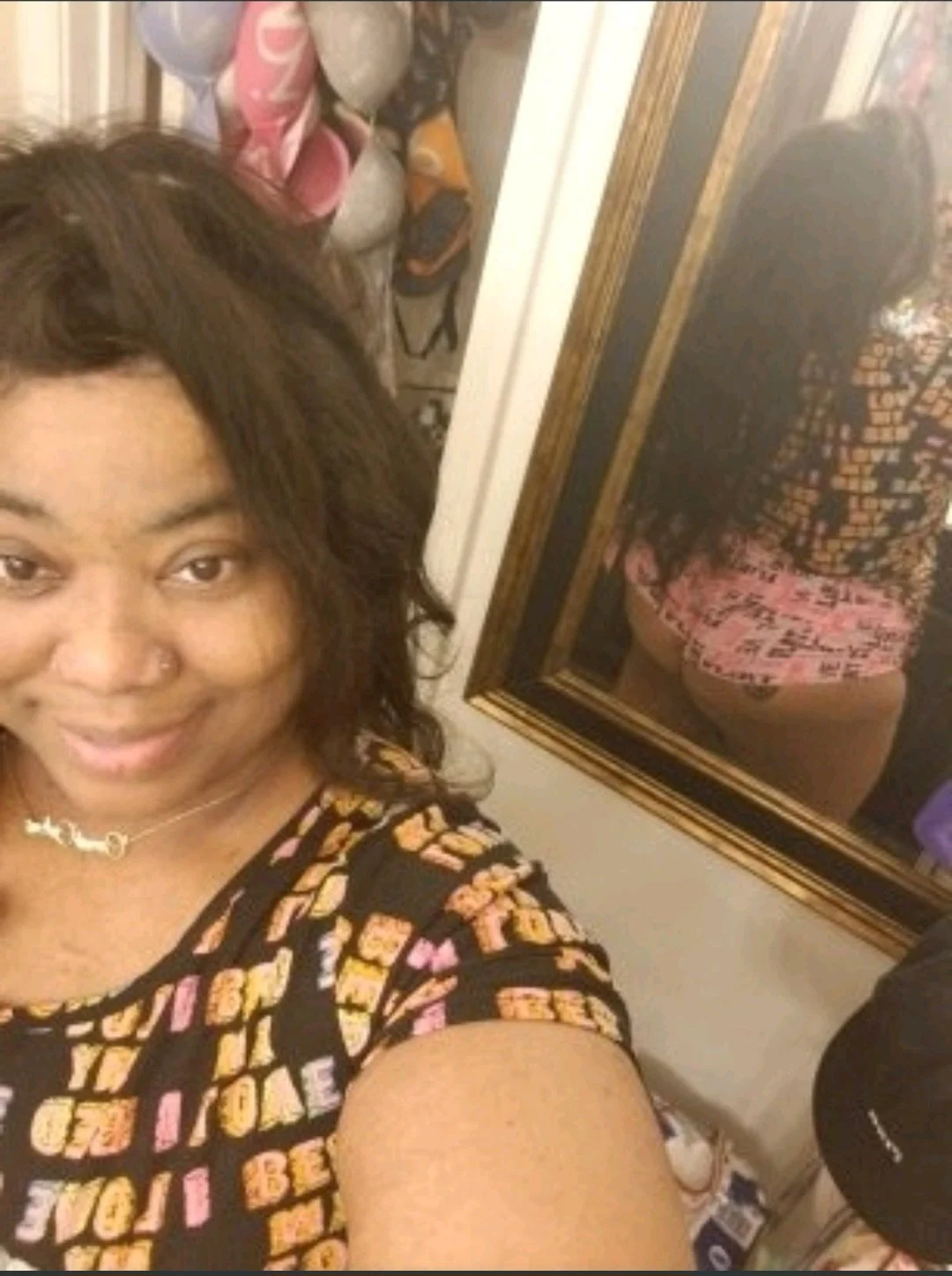 Redbone Big booty bbw aunty showing me her wet holes & twerk skills on FaceTime, she a nut buster💦 image 45