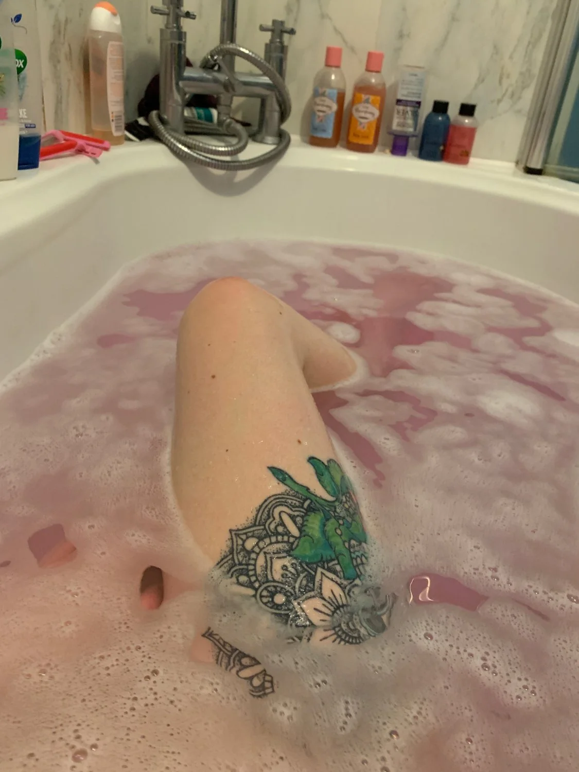 Horny British teen masturbates image 13