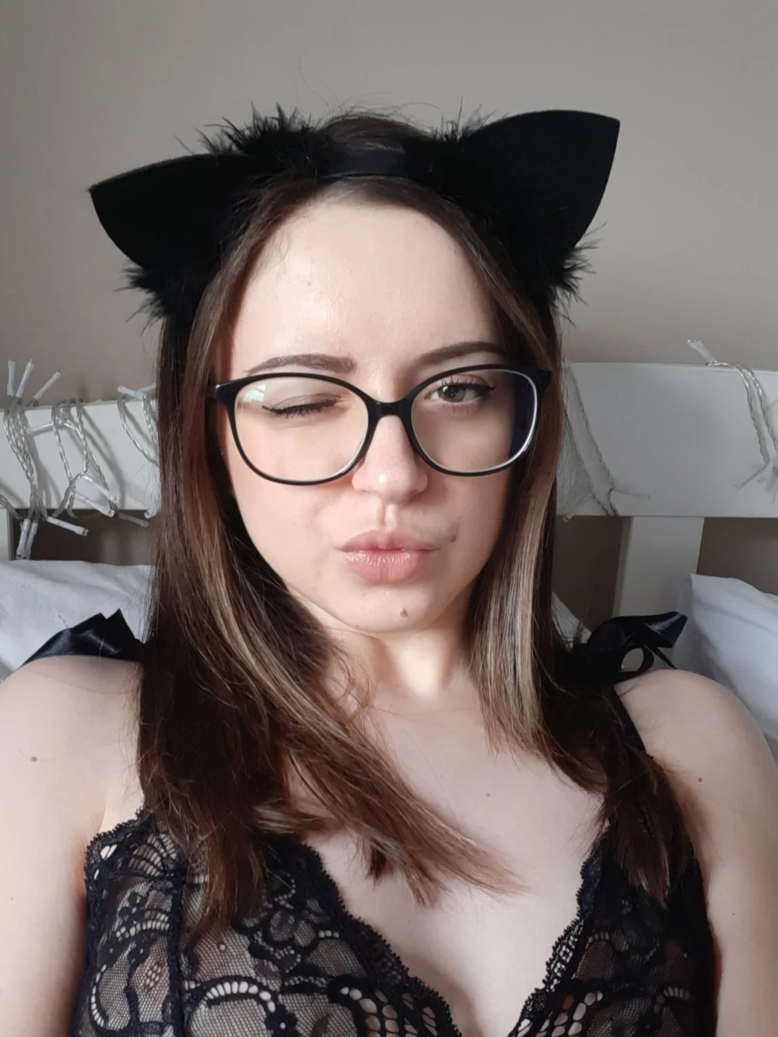 Cheating girlfriend spreading her pussy for your cock image 22
