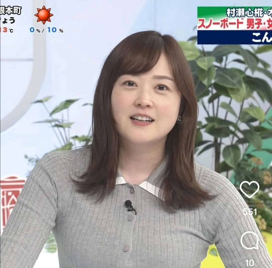 🔚Japanese　顔抜き　アナウンサー　水卜麻美　ソフトエロ　一発やりたい main image