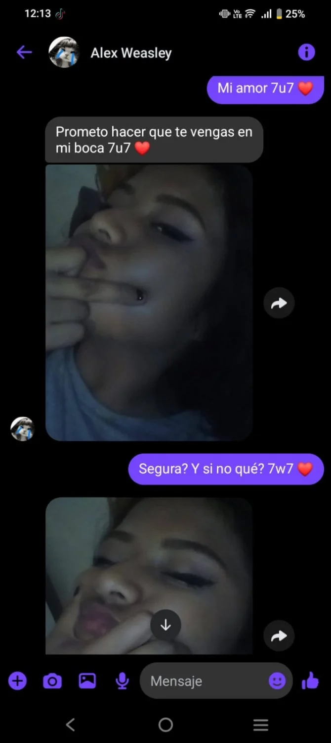 Toda una puta con esa carita le gusta que acabe en su boca image 22