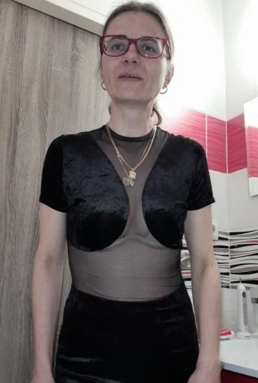 Skinny Tiny Boob Wife Shows All main image