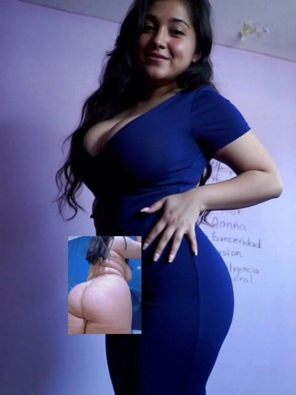 Cornudo entrega a la perra su novia como el vertedero de semen que es. image 9