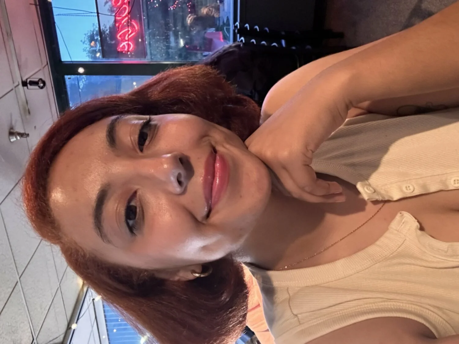 Sydney the mixed light skin slut image 28