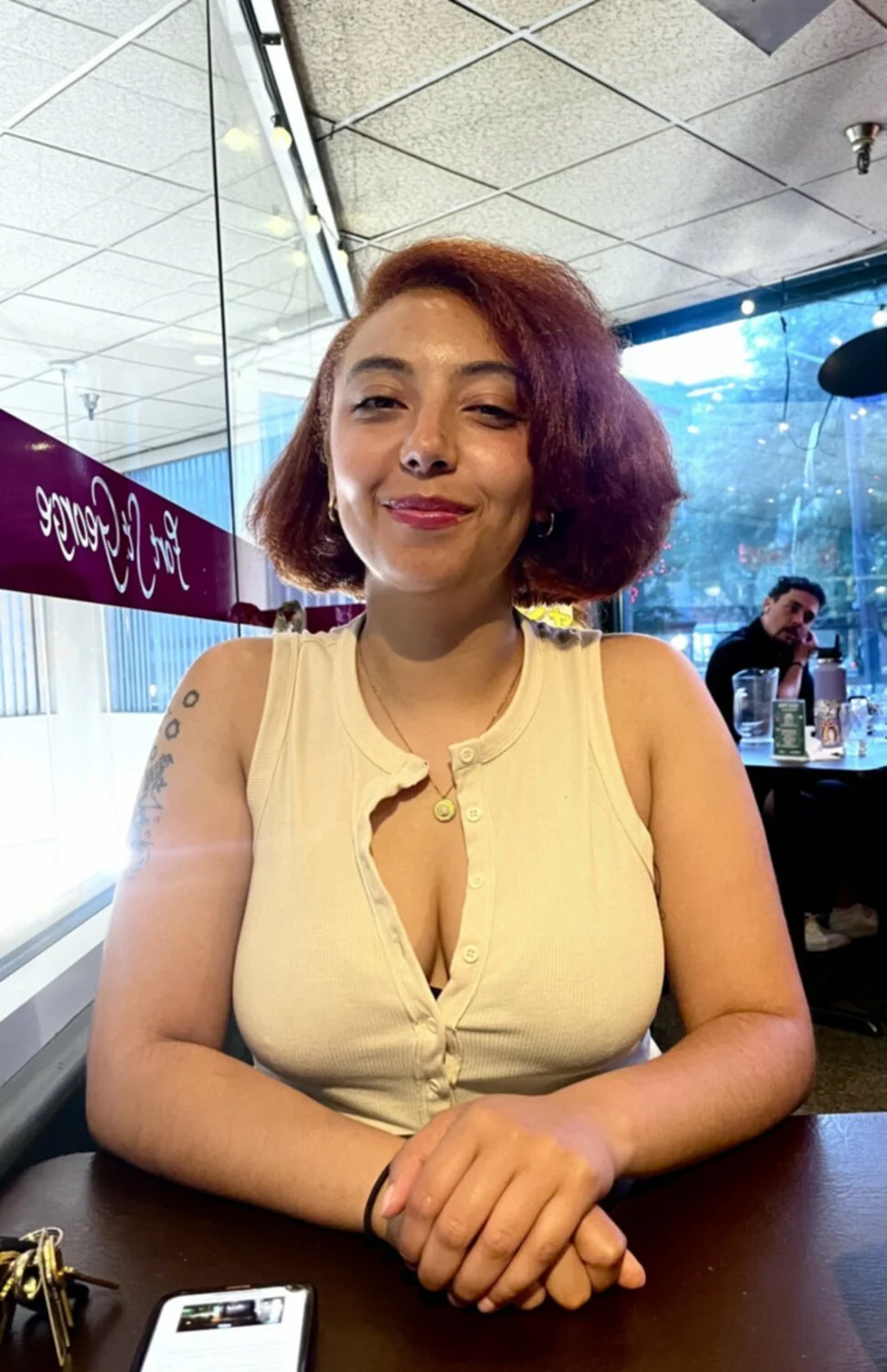 Sydney the mixed light skin slut image 4
