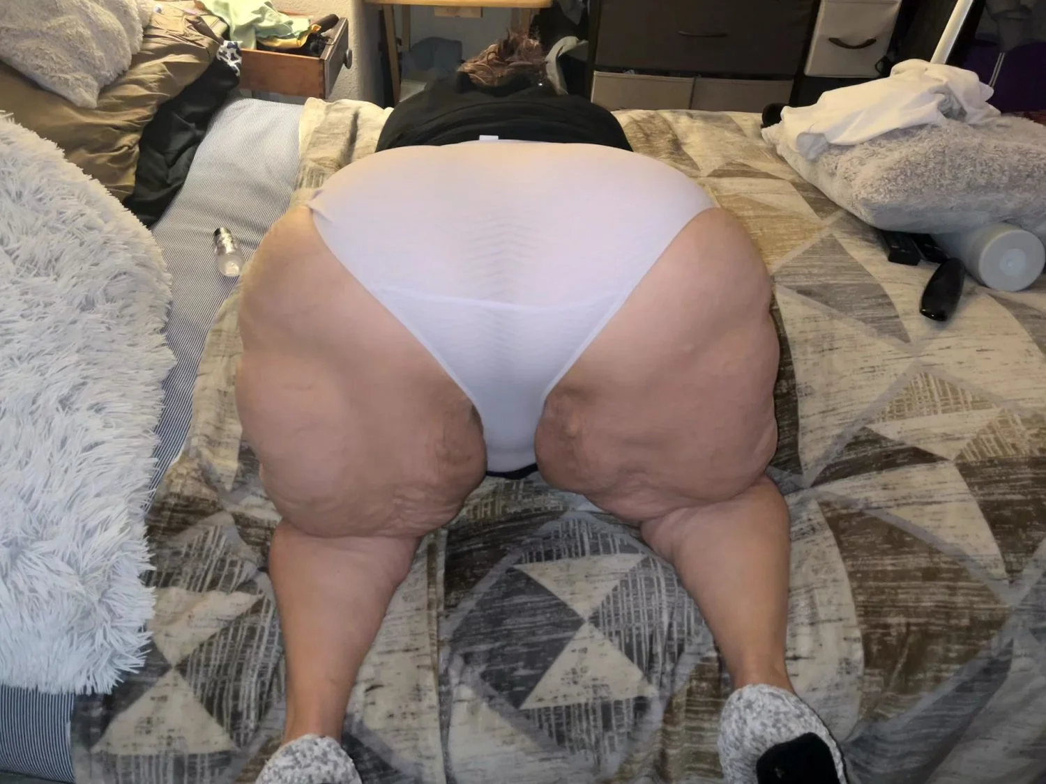 70 year old Mexican BBW Granny image 13