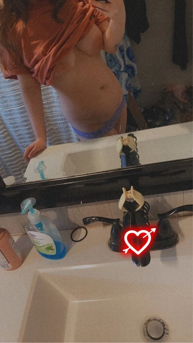 Big Titty Slut Showing Off the Goods image 9