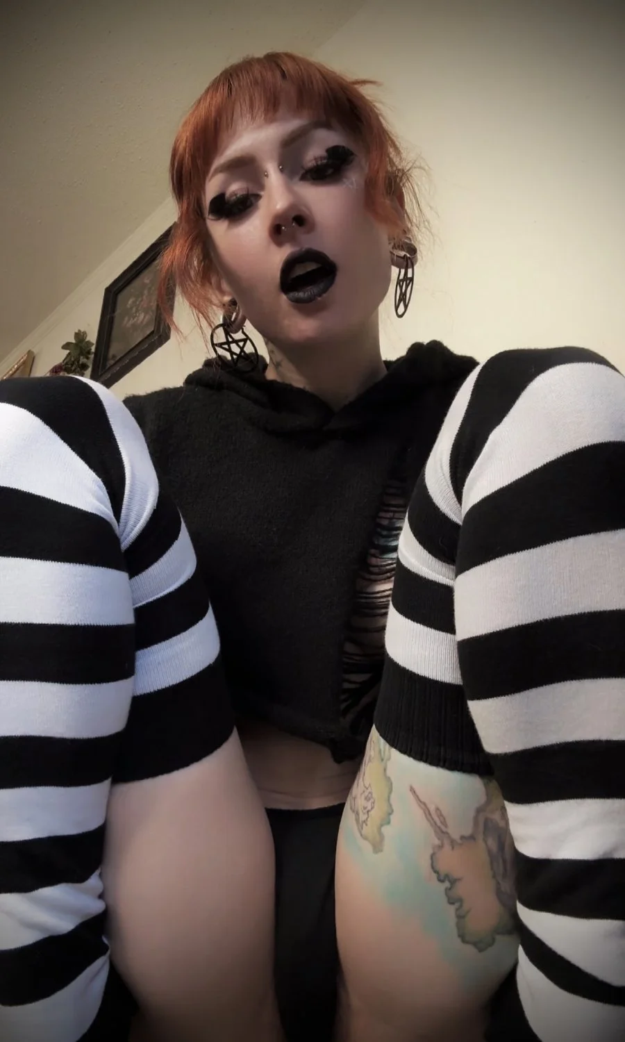 I'll piss on your tiny cock before ever letting it inside me image 2