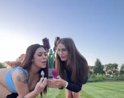 sluts swap plugs in public cover image