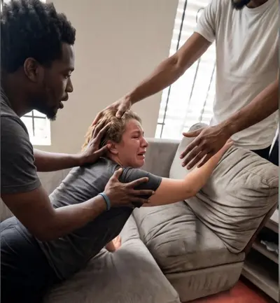 College White Pwag Fucks 5 Black Boys they got her taking dick all day cover image