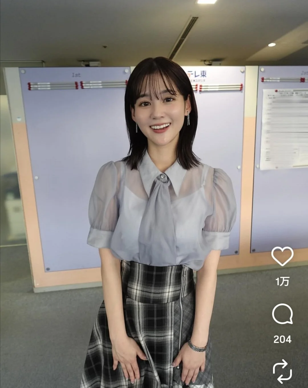 🔚Japanese　顔抜き　アナウンサー　中原みなみ　ソフトエロ　一発やりたい image 12
