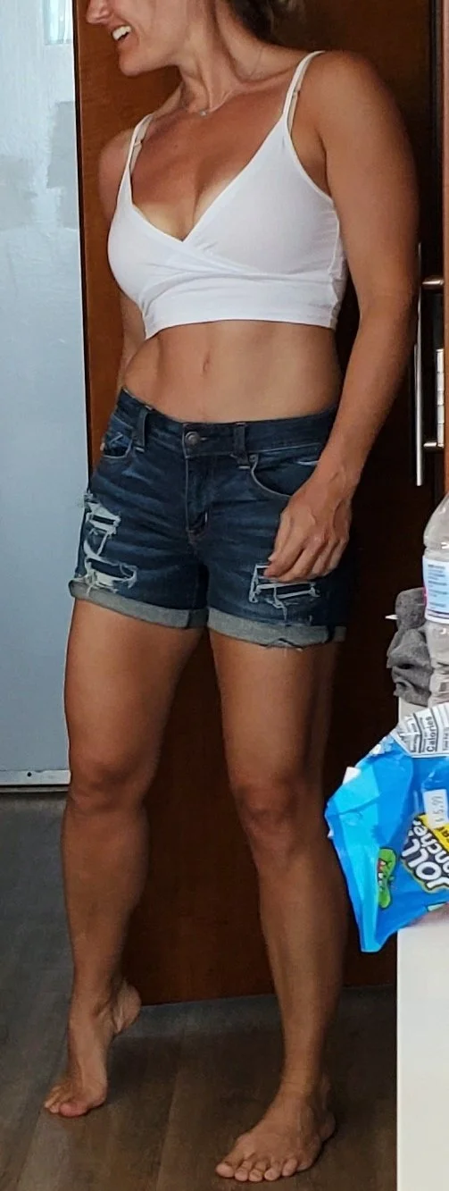 Hot Mom parading in daughter's little top image 15