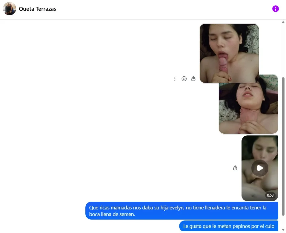 Quemada con sus padres. Seguidor nos manda este aporte morboso image 3