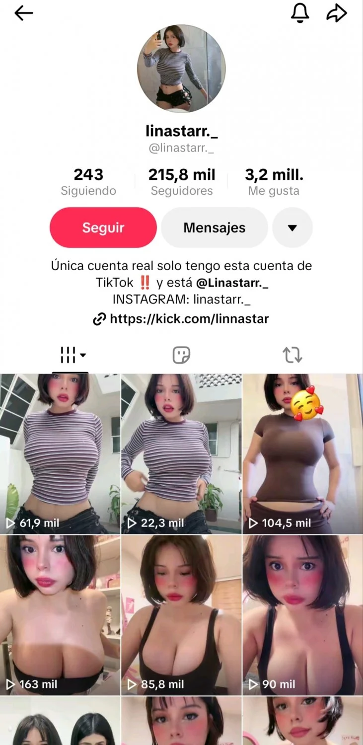Lina buenísima tik toker y streamer mexicana image 29
