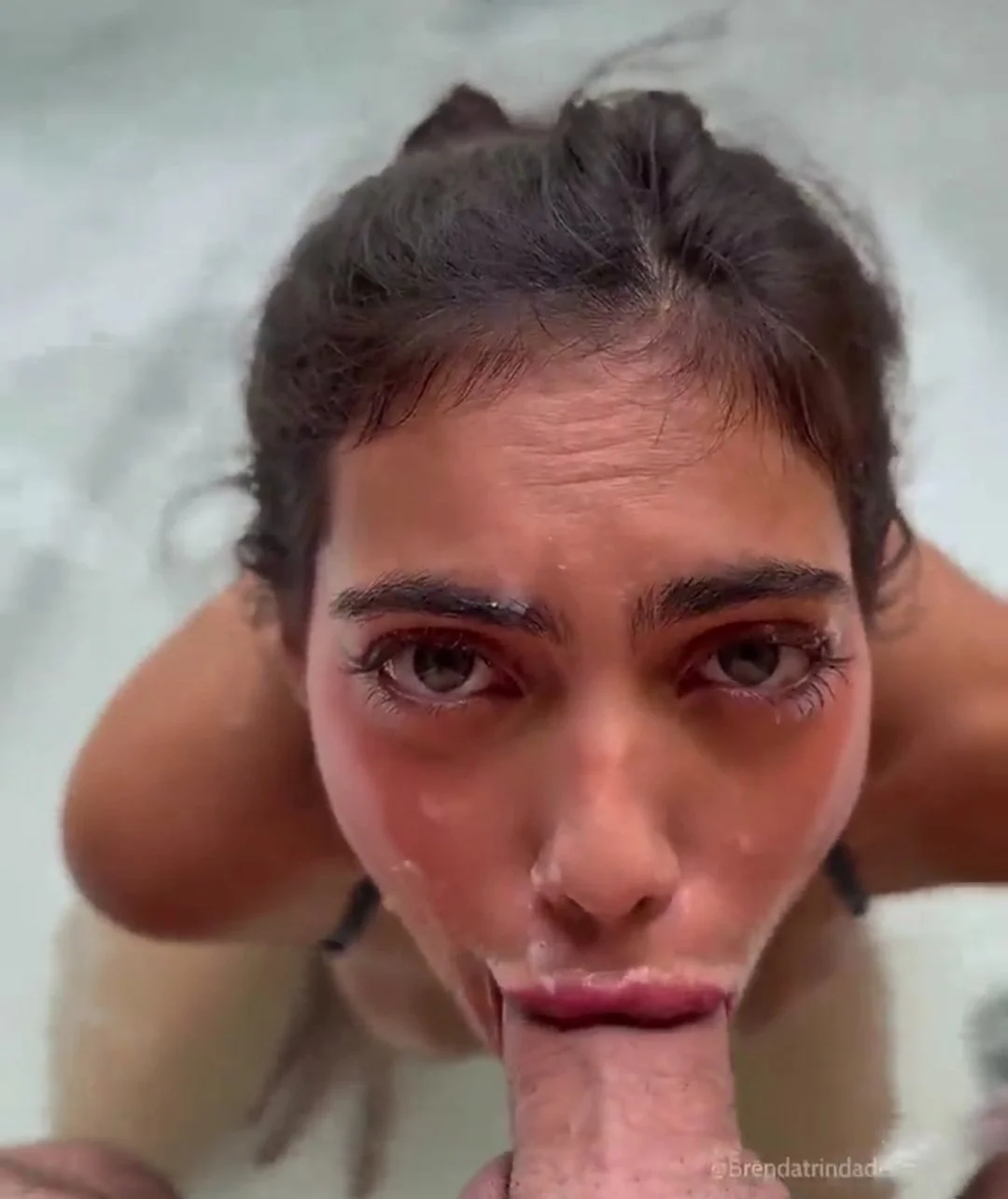Cute brunette teen fucking in the jacuzzi image 8