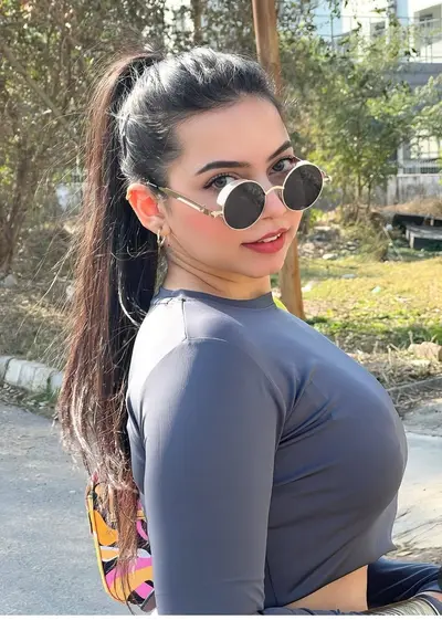Indian girl aanchal show her big ass and stretch pussy on black dick cover image