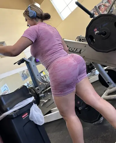Fat Booty Latina At The Gym cover image