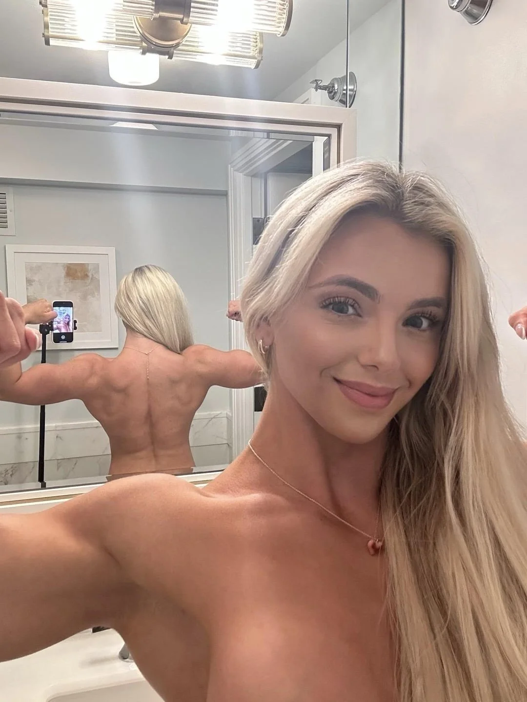 Beautiful blonde muscle mommy 2 of 2 image 4