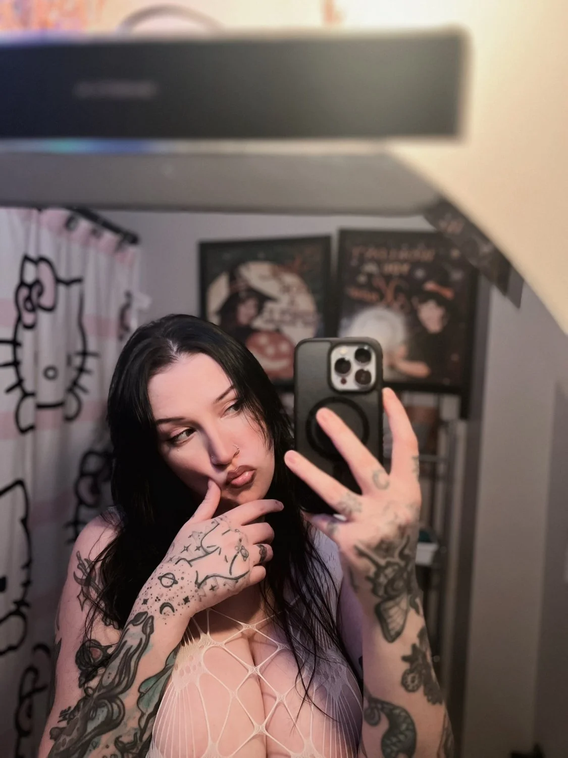Big tit goth Latina from Chicago exposed image 2