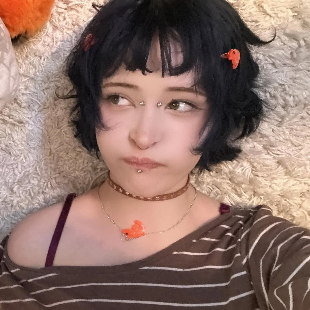 Emo girl Needs Cum - Alt Tiktok Whore LemurLu image 2