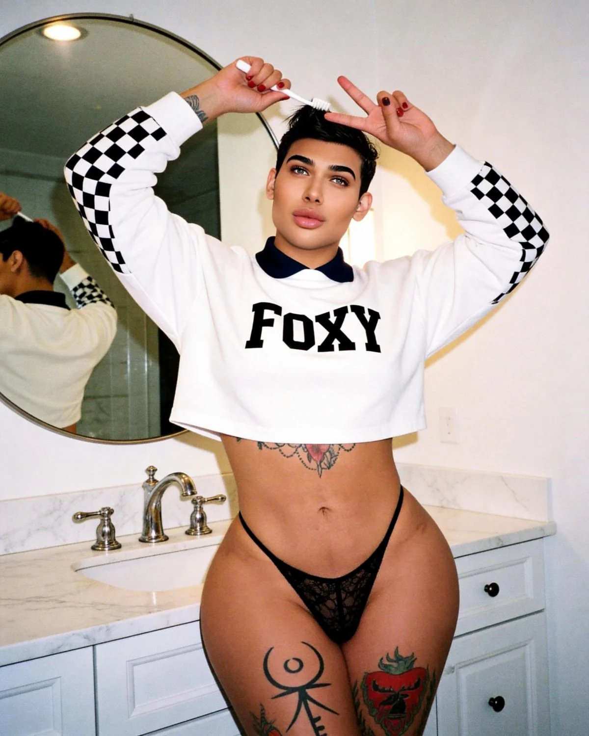 808ADDI 🇲🇽🇺🇸 LOVE THIS BIG ASS FEMBOY 🍑👙🍒👙🍆👙💋👙👠 image 35