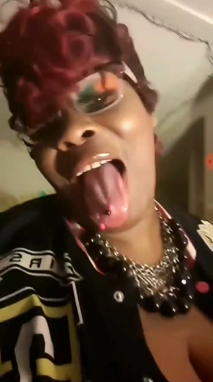 Stranger showing me her tongue main image