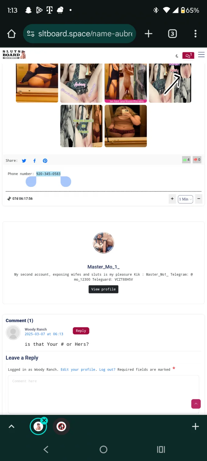 Wisconsin weak Domme Aubrey... Txt her she is also a fuckin snitch image 15