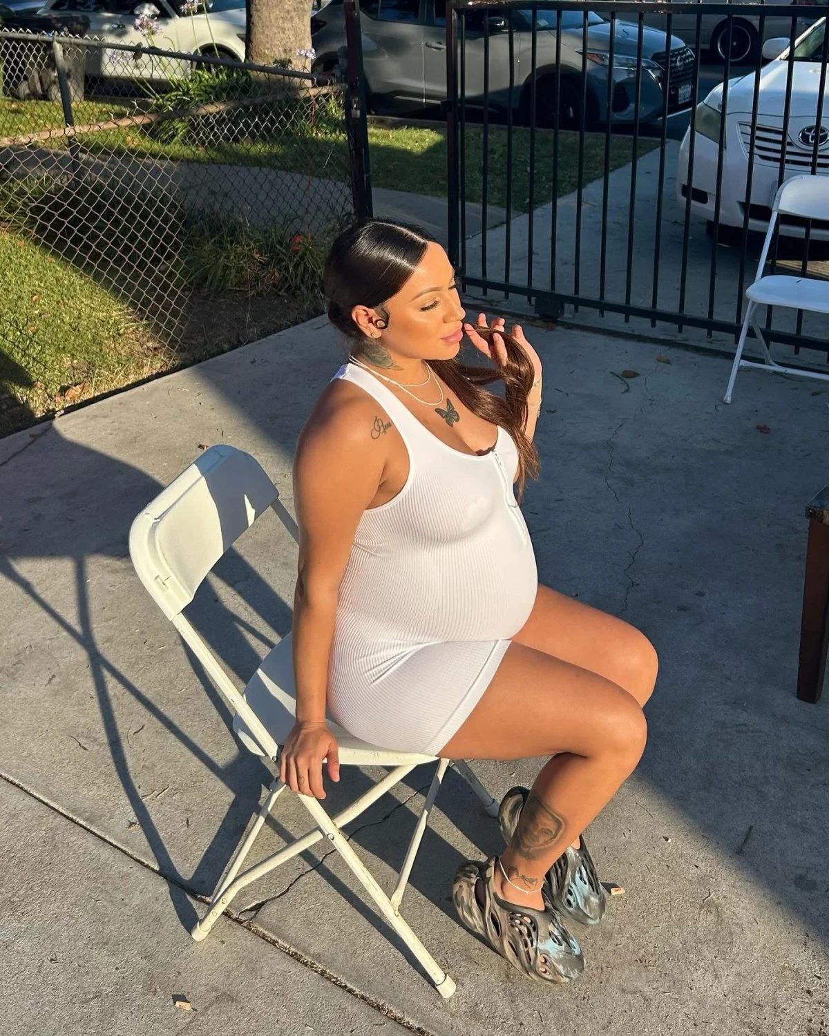 My coworker baby momma is fire with a slut face image 24