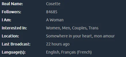 Cosette main image
