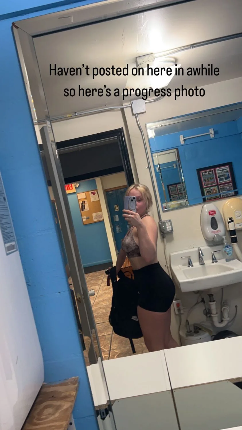 Blonde hot gym slut main image