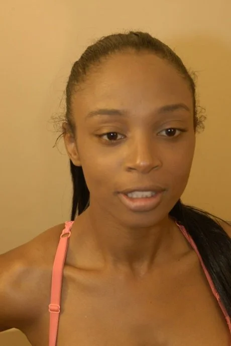 Black girl get cum on her face image 3