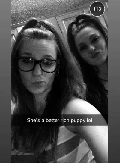 Sisters who love to show off their big tits cover image