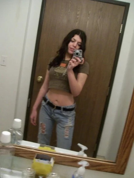 dark haired teen slut image 1